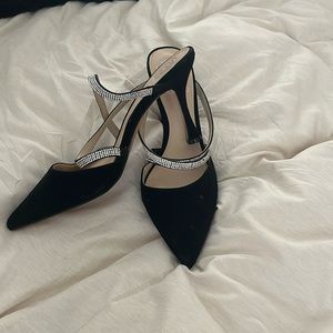 NWOT Vince Camuto  black suede  heels